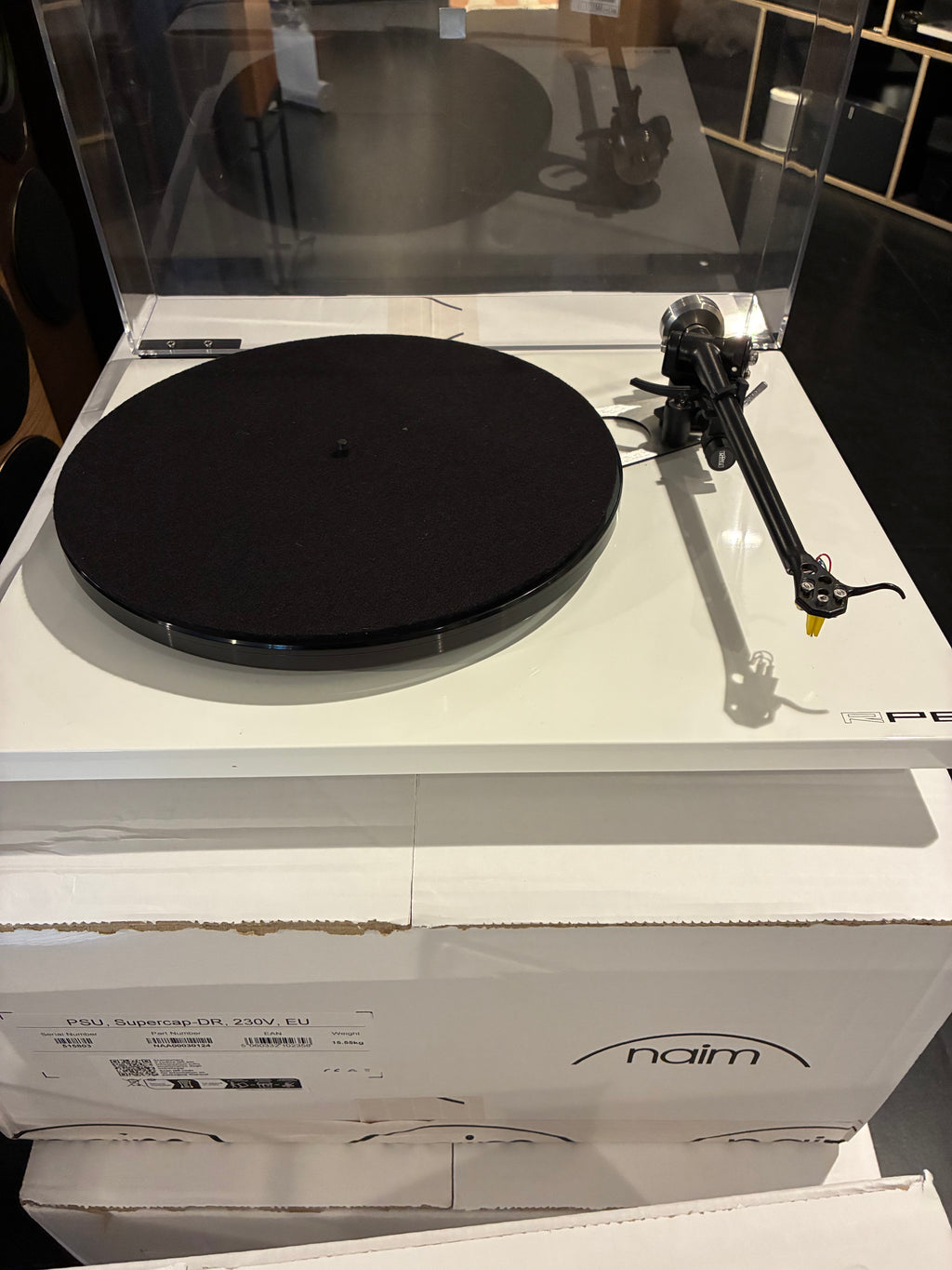 Pre loved Rega RP6 in white with Exact cartridge