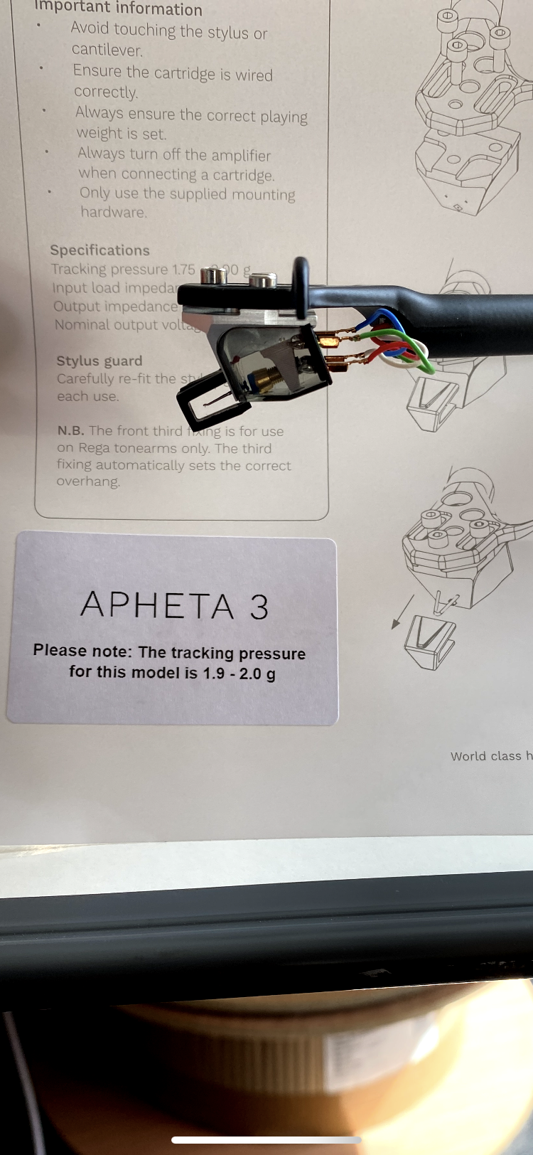 Pre loved Rega Planar 8 Apheta 3