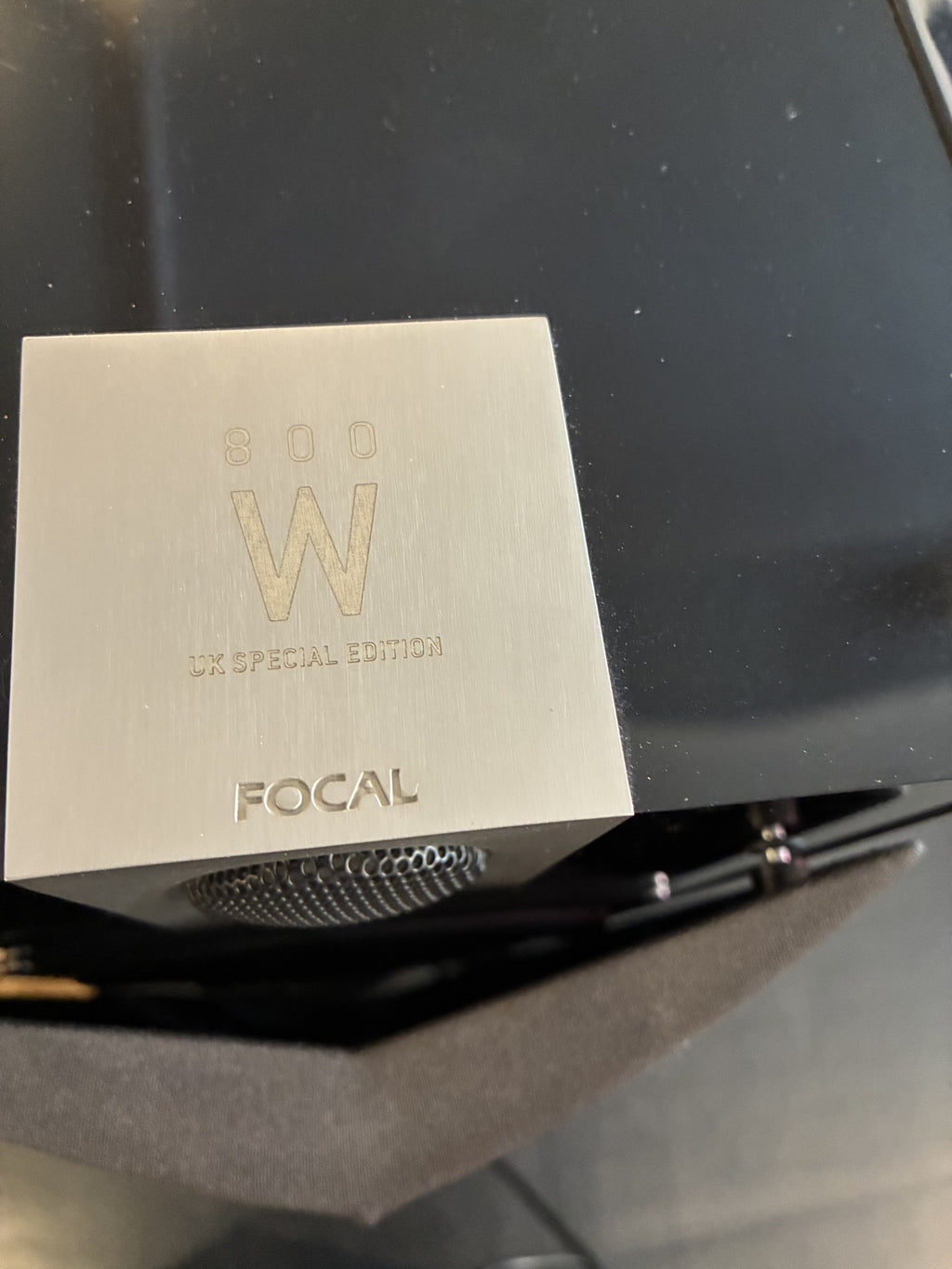 Pre Loved Focal Chorus V 816W loudspeakers UK Special Edition in super gloss black